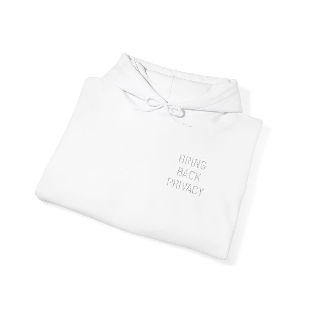 Bring Back Privacy (White) | Hoodie