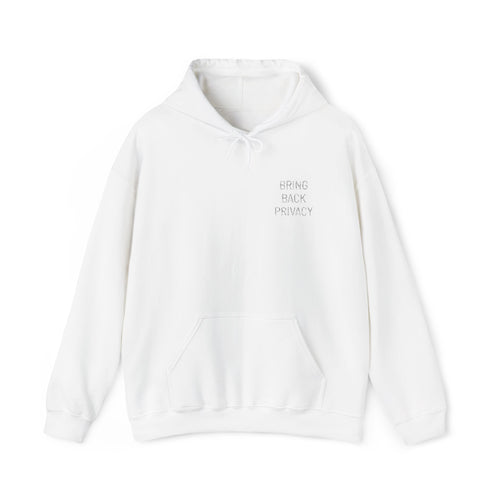 Bring Back Privacy (White) | Hoodie