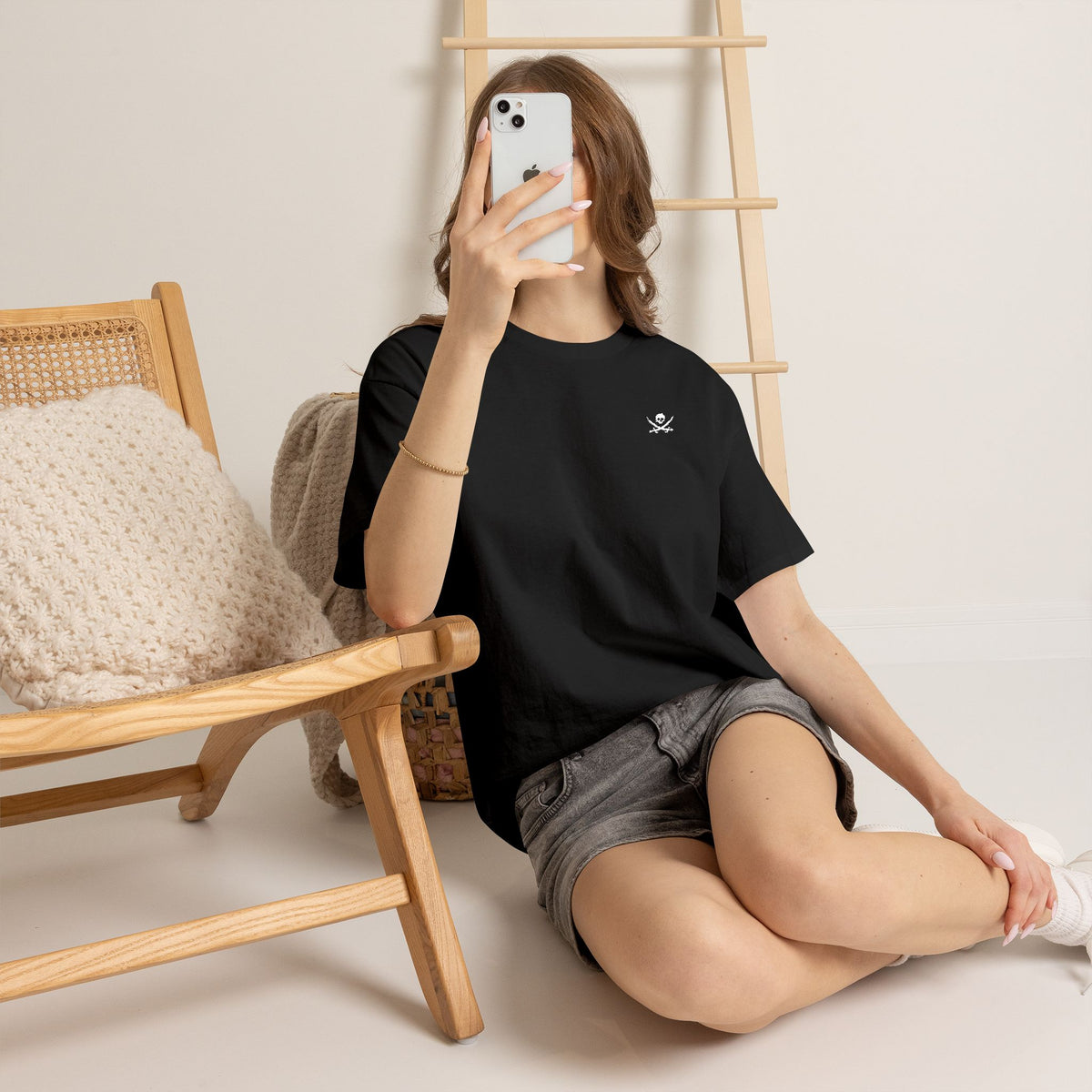 Fly The Flag | Minimal Embroidered Tee
